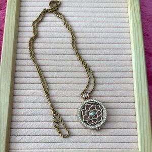 Vintage Necklace with Ornate Pendant